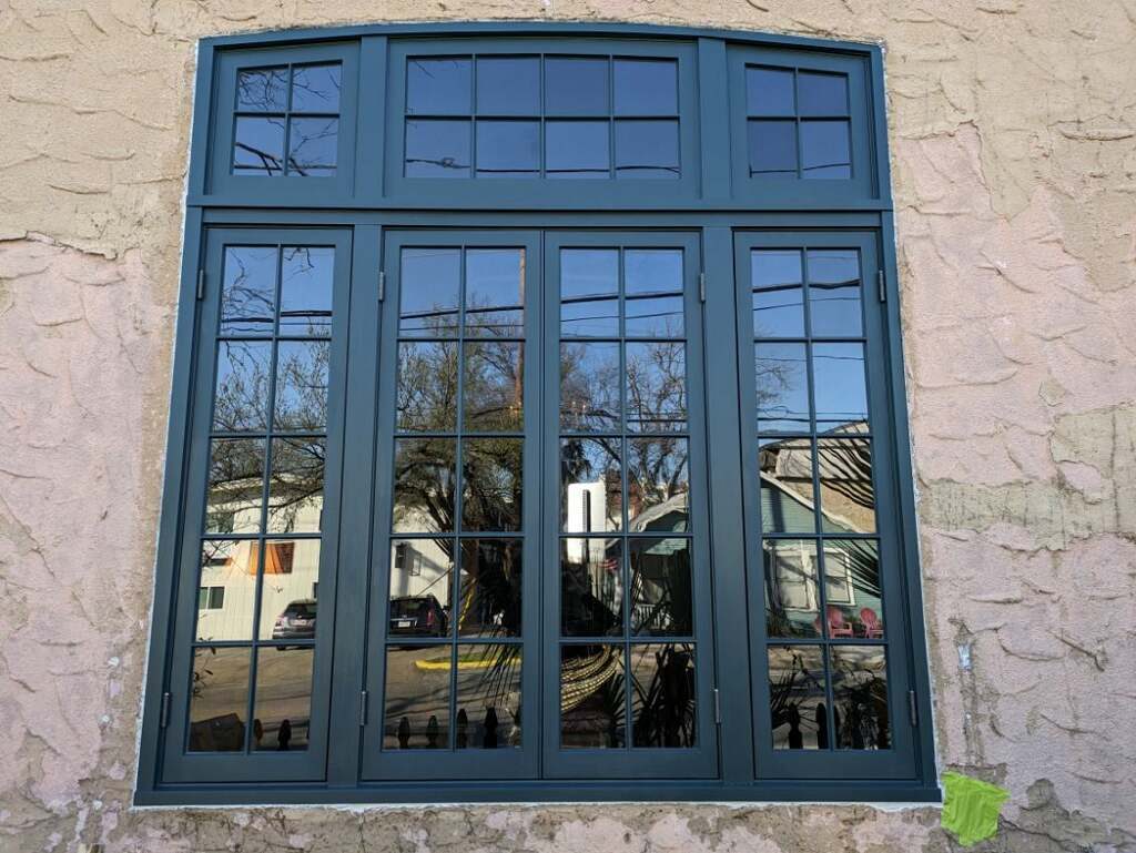 North Campus casement windows after rebuild