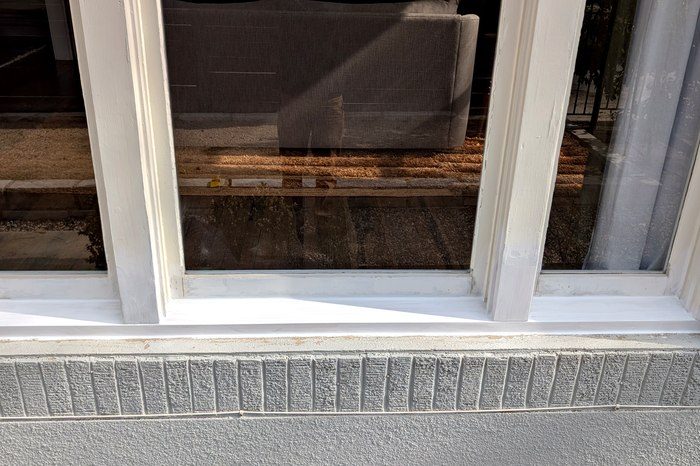 After — window sill wood patching