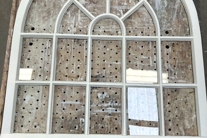 After — wood window restoration