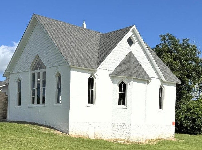 Wood window restoration at Mount Zion United Methodist Church in Belton