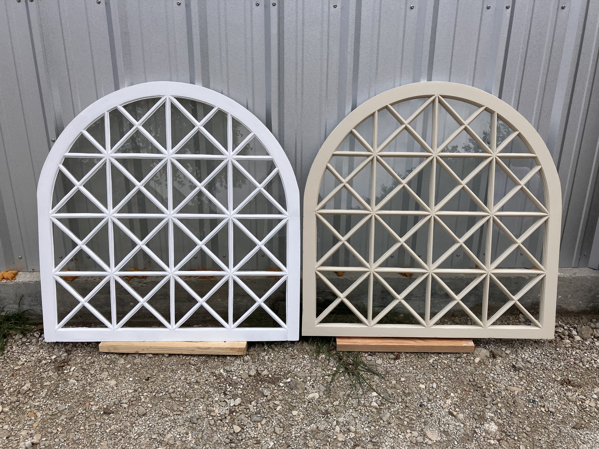 Arch window restoration Austin historic home